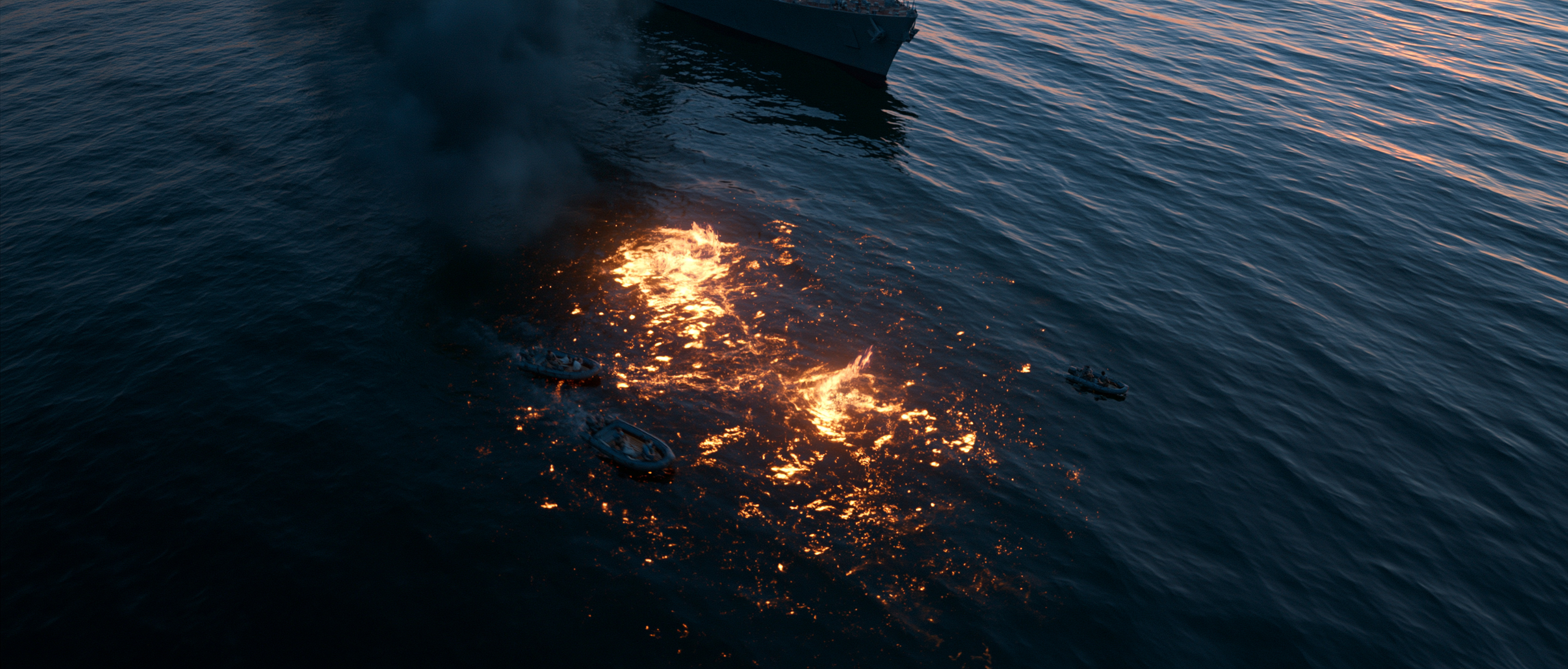THE SLICK · BURNING WATER